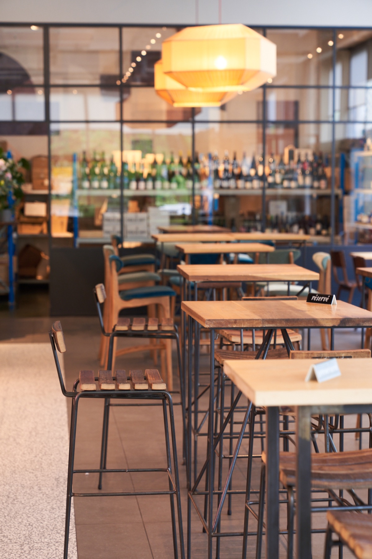 Etiquette high tables and stools