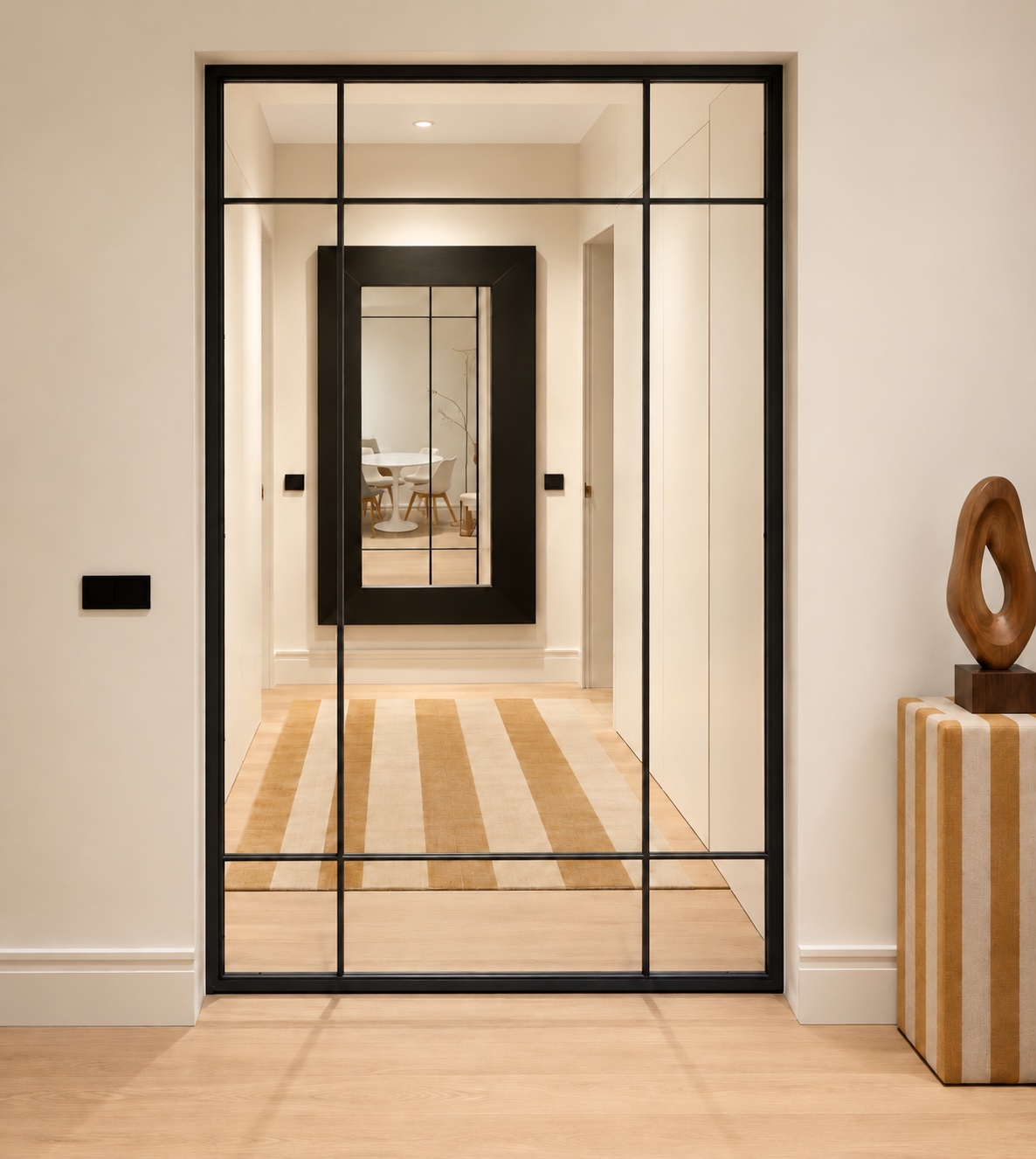 Lagasca steel-framed glass door
